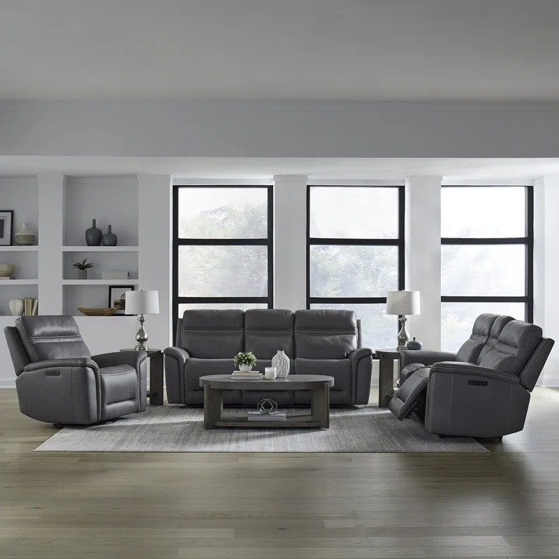 Cabrero Zero Gravity Sofa w/ Power Loveseat & Swivel Glide Recliner Set | Wayfair North America