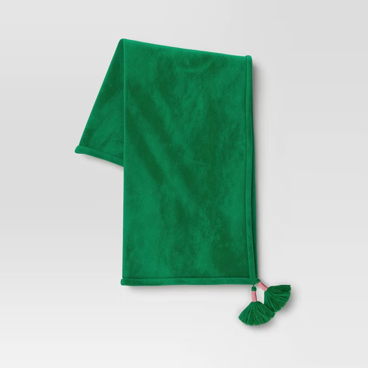 Plush Throw Blanket with Tassels - Opalhouse™ | Target