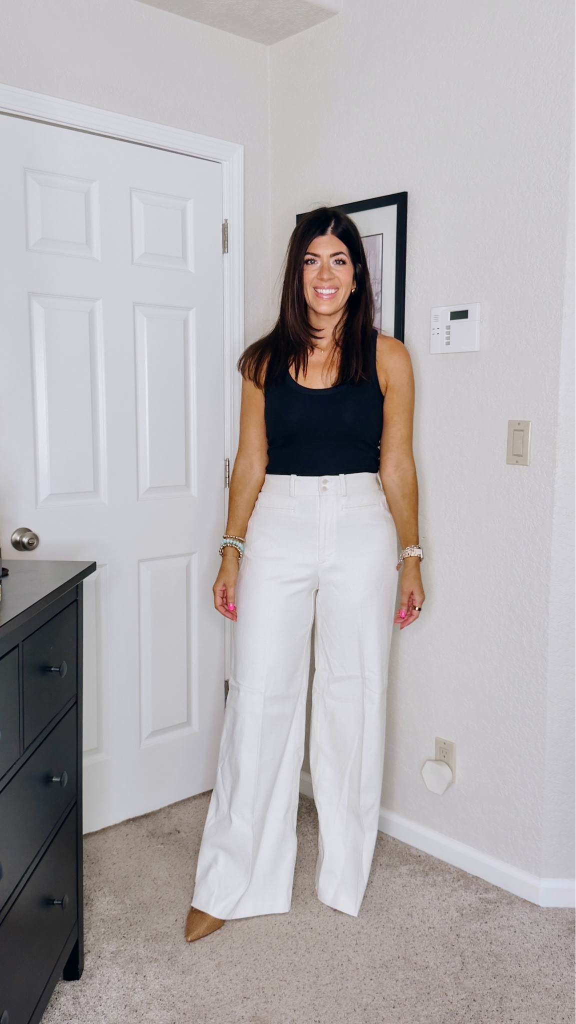 New in from Spanx- code MEGHANXSPANX 
In a medium tall wide leg pant

#LTKWorkwear #LTKTall #LTKMidsize