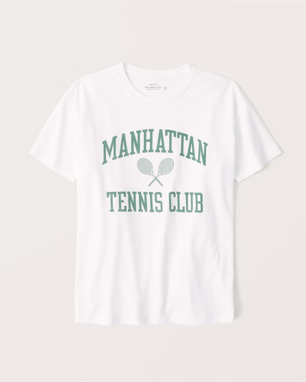 Oversized Boyfriend Graphic Tee | Abercrombie & Fitch (US)