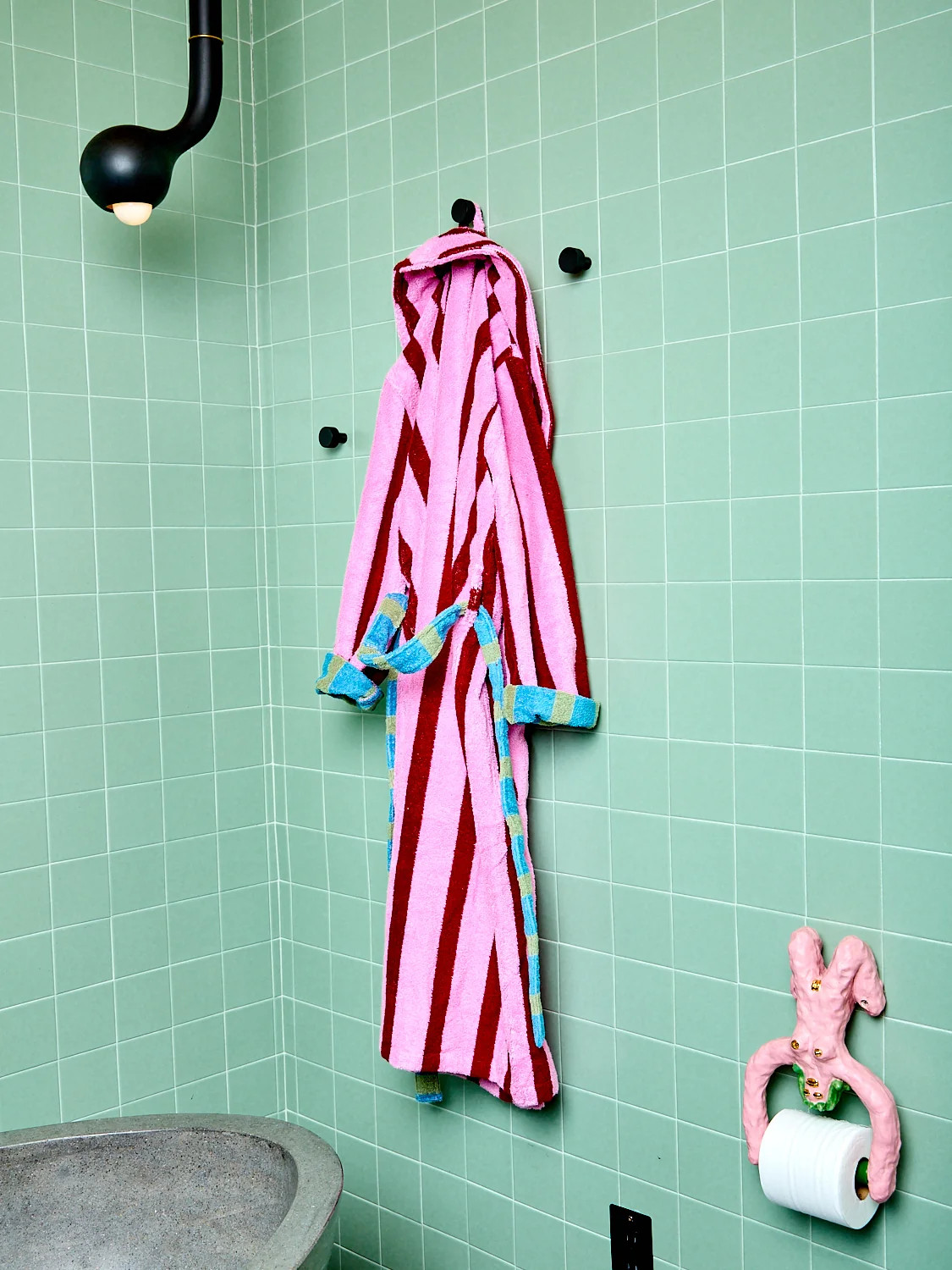 Striped Bathrobe | Coming Soon