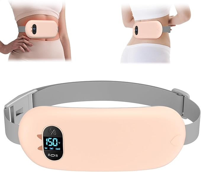 Portable Heating Pad for Cramps, Upgrade Cordless Electric Period Fast Heating Pad for Back Pain ... | Amazon (US)