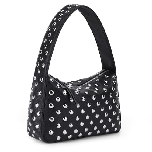 HiTotes Studded Purses Y2K Shoulder Bag for Women Studded Bag Y2K Purse Evening Clutch Purse Leather Designer Handbags Fall Purse with Studs | Amazon (UK)