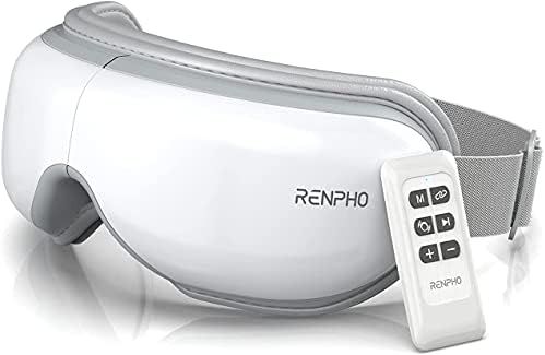 Amazon.com: Eye Massager for Migraines with Heat, Compression, Remote Control, Bluetooth, RENPHO ... | Amazon (US)