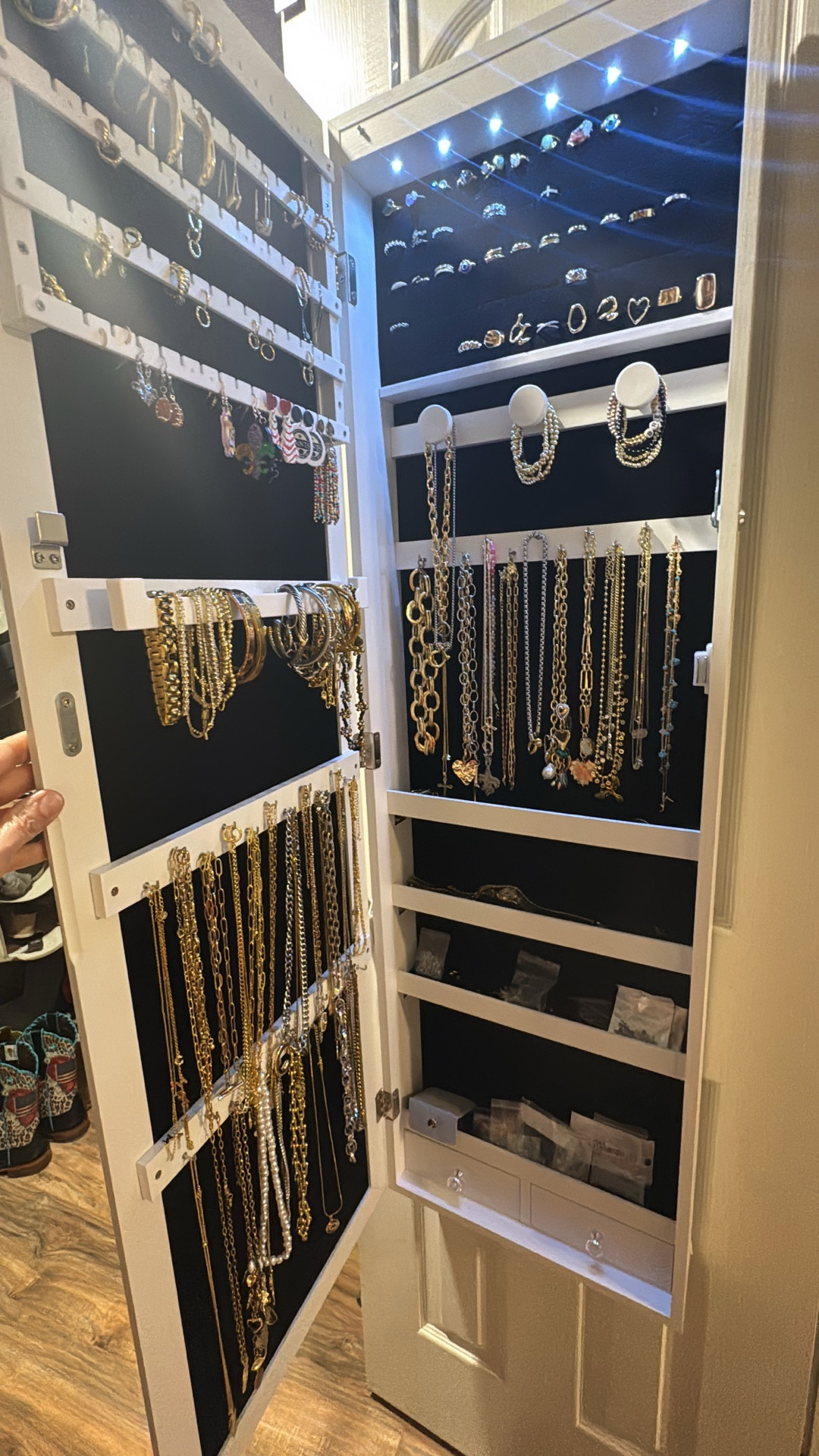 Jewelry Cabinet Organizer 

#LTKSaleAlert #LTKHome #LTKBeauty