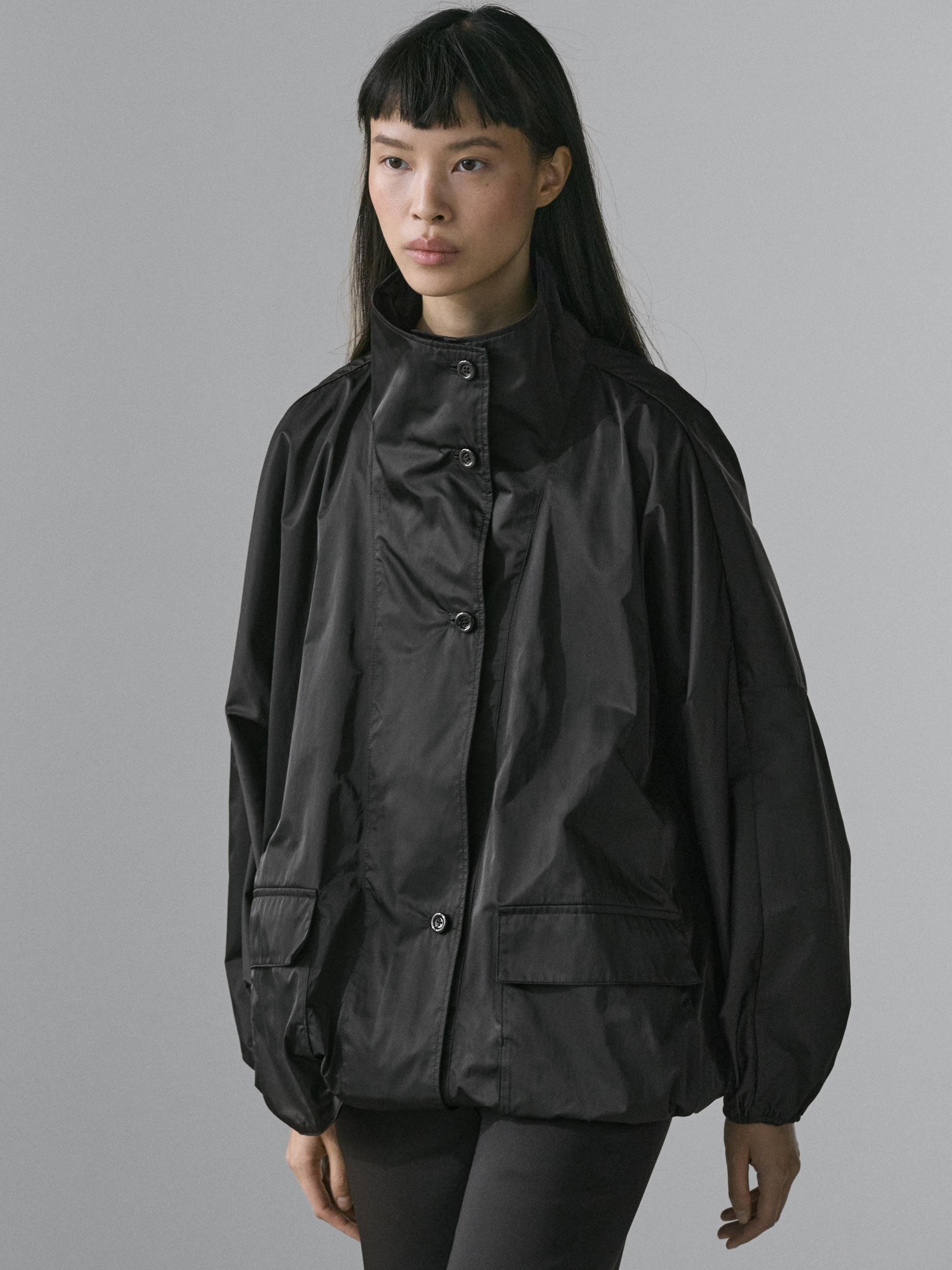 Bomber jacket with pocket details | Massimo Dutti UK