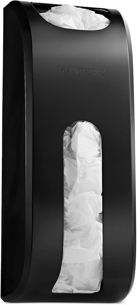 Plastic Bag Holder | Durable Plastic Wall Mount Kitchen Grocery Bag Storage Organizer | Smudge Pr... | Amazon (US)