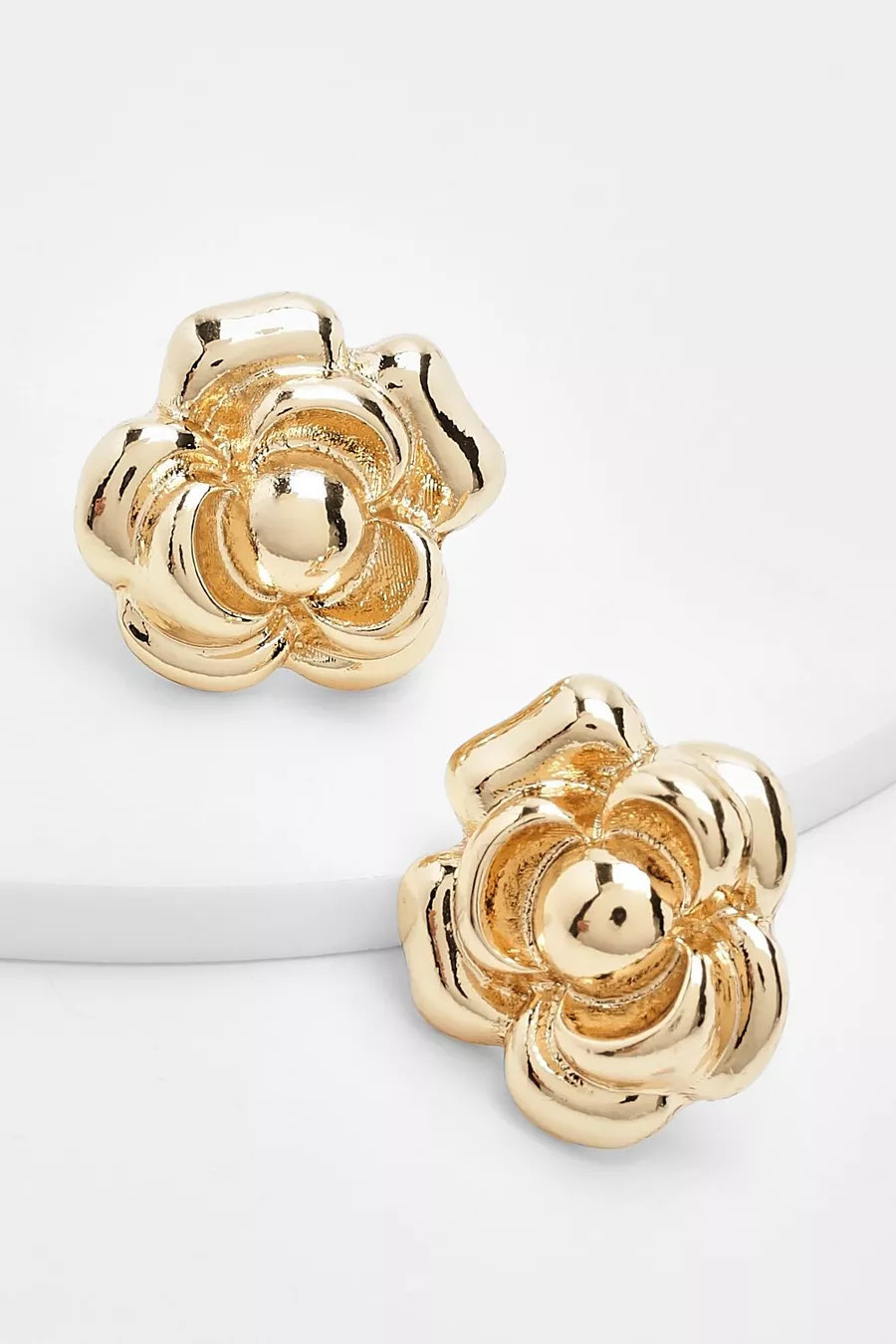 Rose Stud Earrings | boohoo (US & Canada)