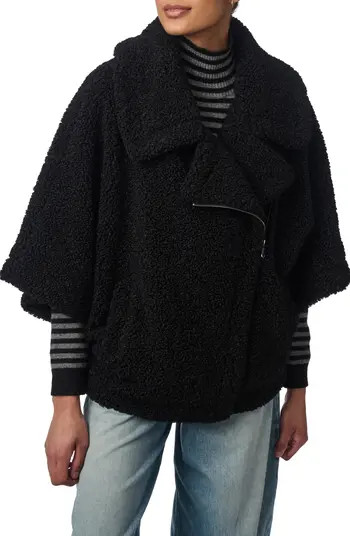 Faux Shearling Cape Jacket | Nordstrom