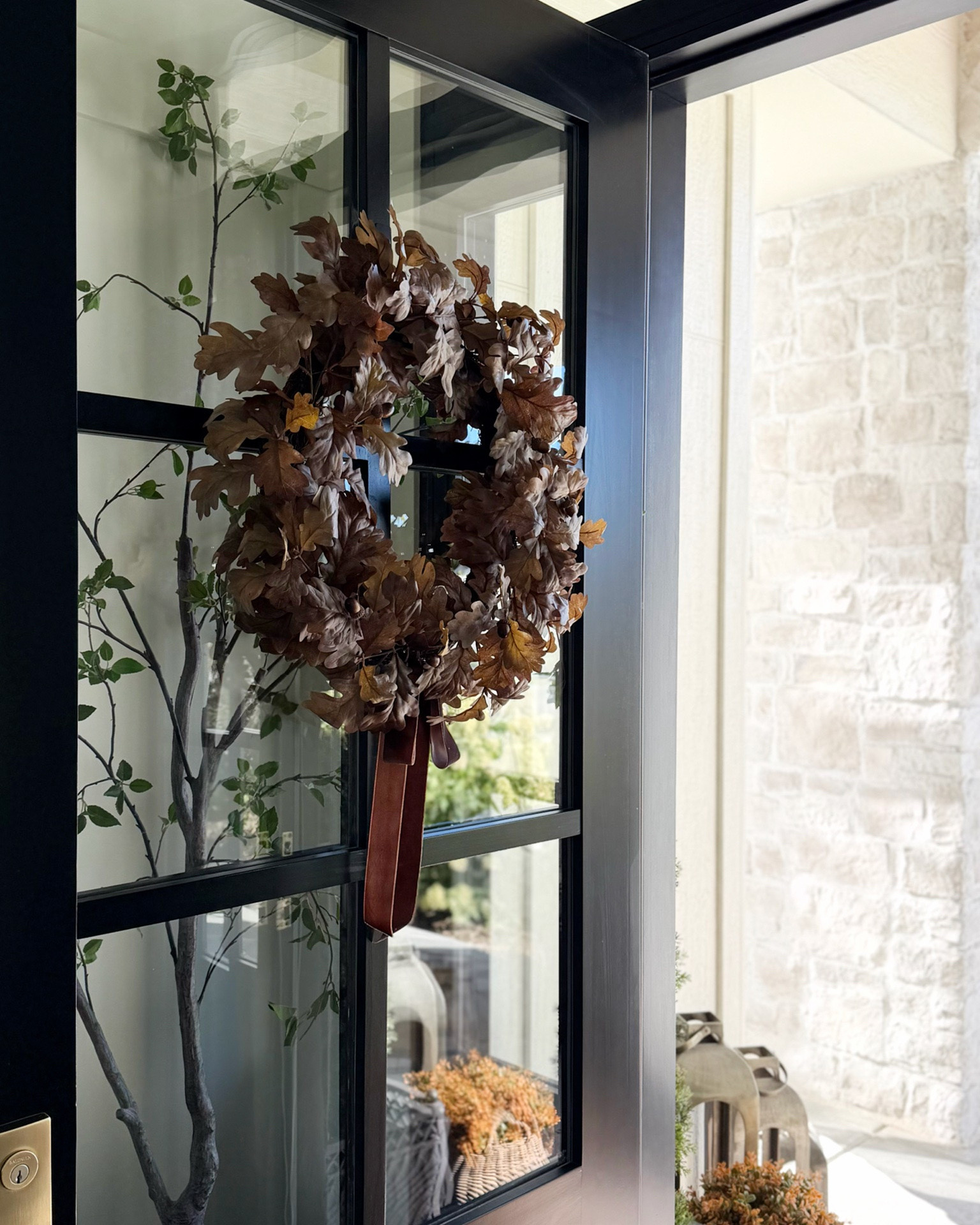Our early fall front porch! I couldn’t love how it turned out more. Layered, textured, and full of earthy fall neutrals.

#LTKHome #LTKSeasonal