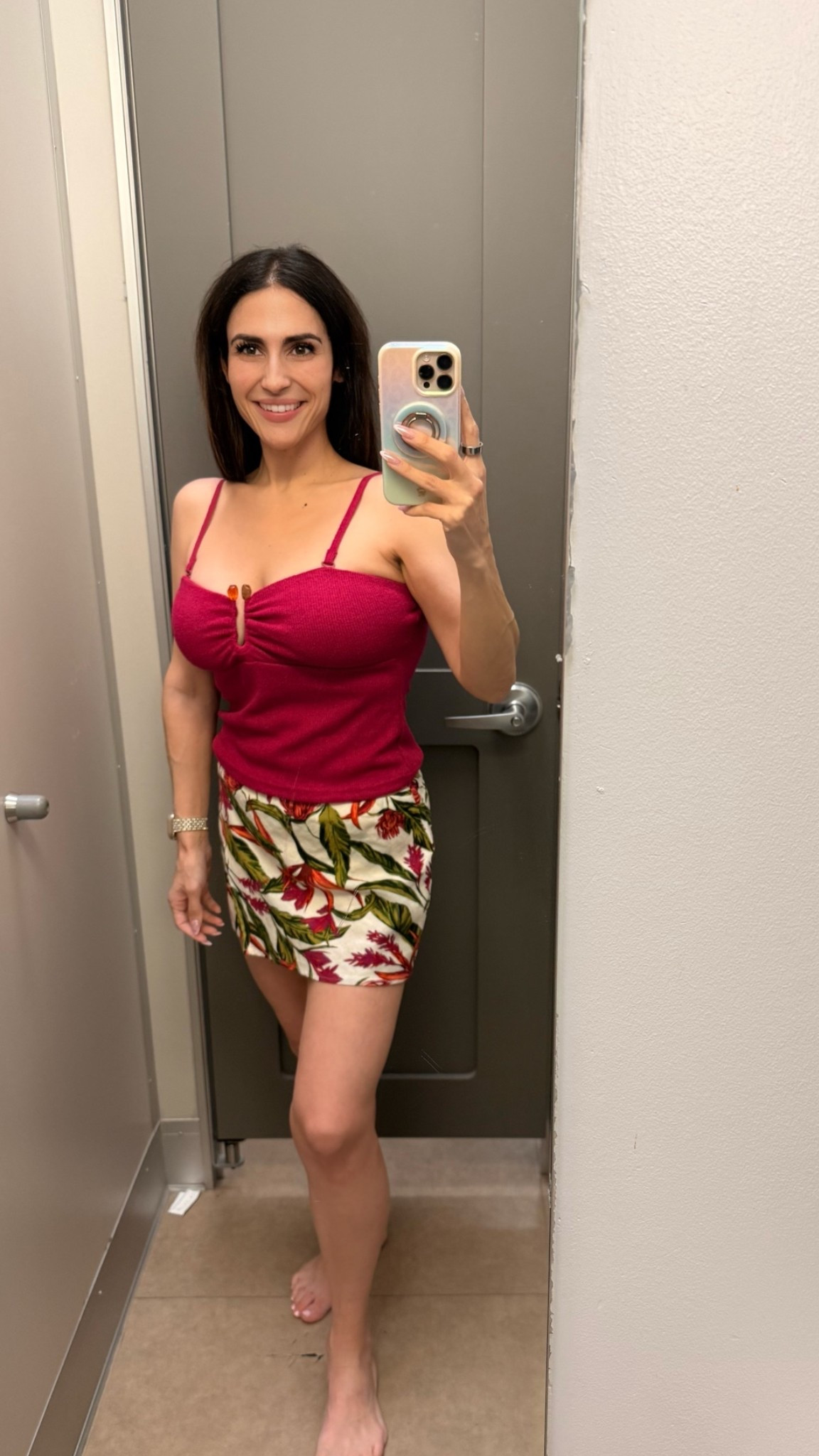 Bright summer outfit moment 🌺

Love this colorful look for vacation outfits, beach vacations, summer date nights, tropical vacations, and resort dinners.

This top would also be cute styled for a summer concert outfit or casual Memorial Day weekend outfit.

Bonus: both pieces are on sale right now 👏

Easy warm weather outfit idea that feels fun without trying too hard.
@Target

#LTKSeasonal #LTKTravel #LTKSaleAlert