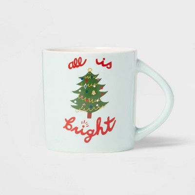 16oz Stoneware All Is Bright Mug - Wondershop™ | Target