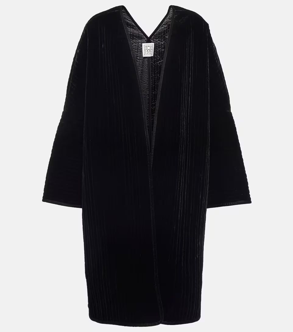 Oversized quilted velvet coat | Mytheresa (US/CA)