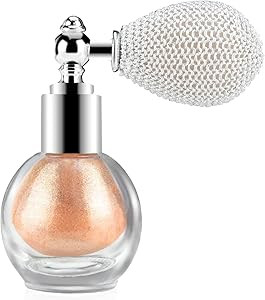 KYDA Highlighter Powder Spray, Glitter High Gloss Spray Shimmer Sparkle Powder Makeup Spray, for ... | Amazon (US)
