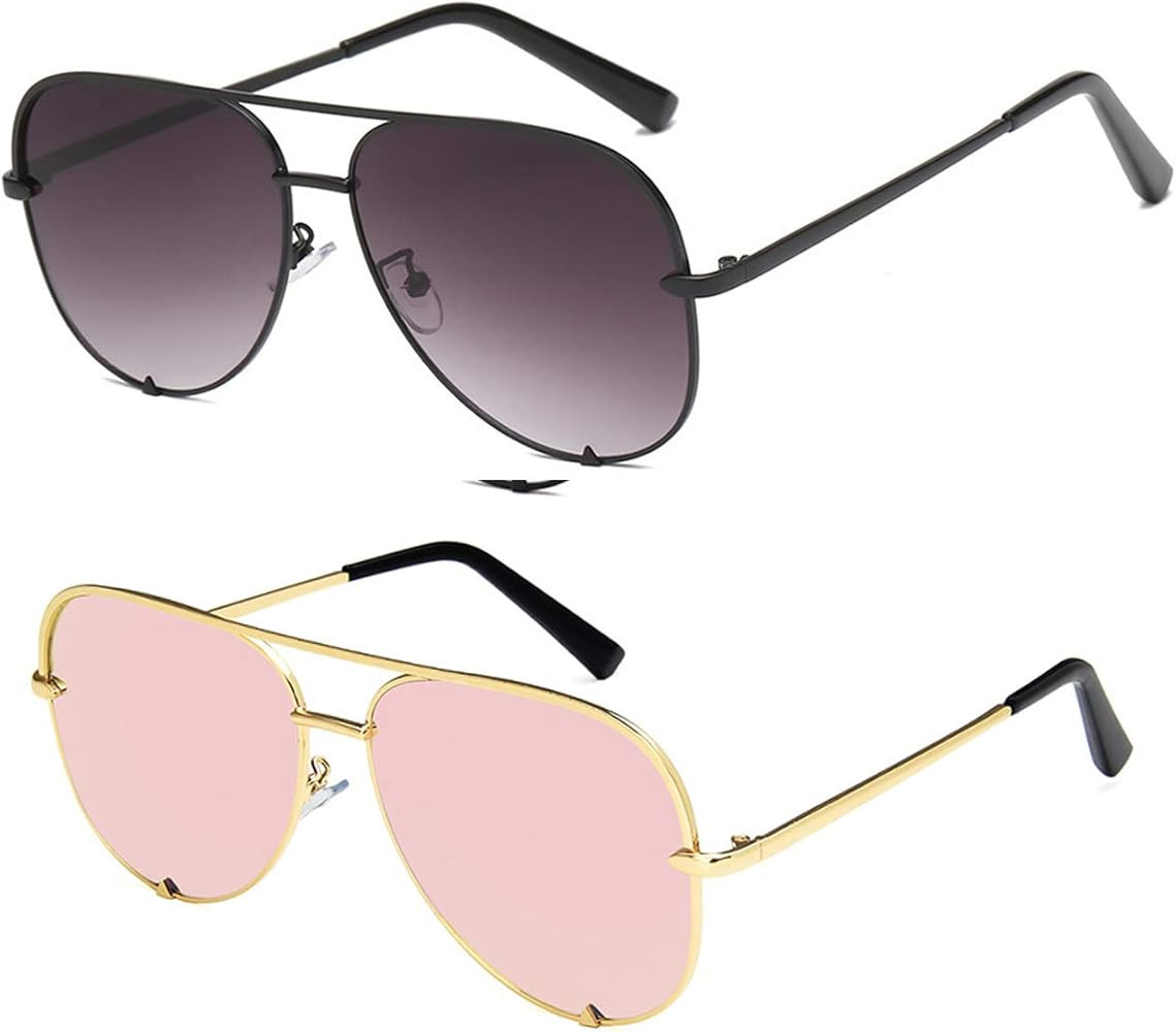 SORVINO Aviator Sunglasses for Women Classic Oversized Sun Glasses UV400 Protection | Amazon (US)