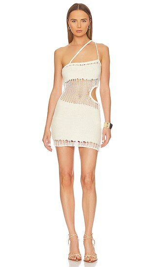 Emmett Mini Dress in Ivory | Revolve Clothing (Global)