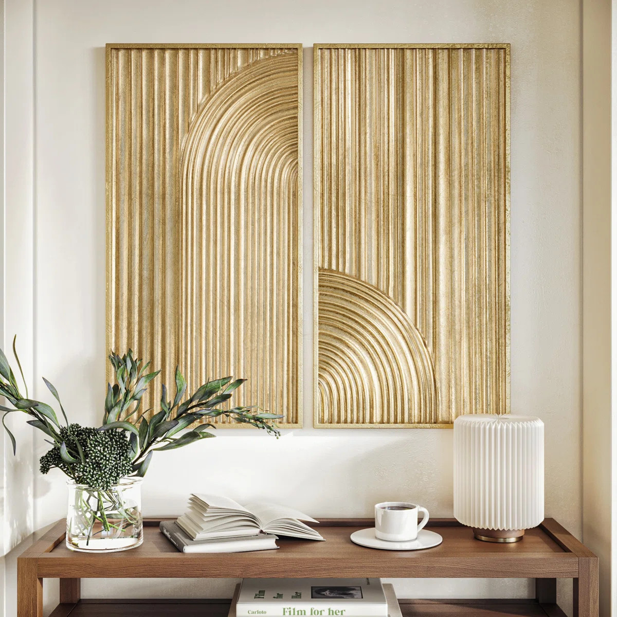 Elysia Abstract Metal Modern Wall D\u00e9cor (Set of 2) | Wayfair North America