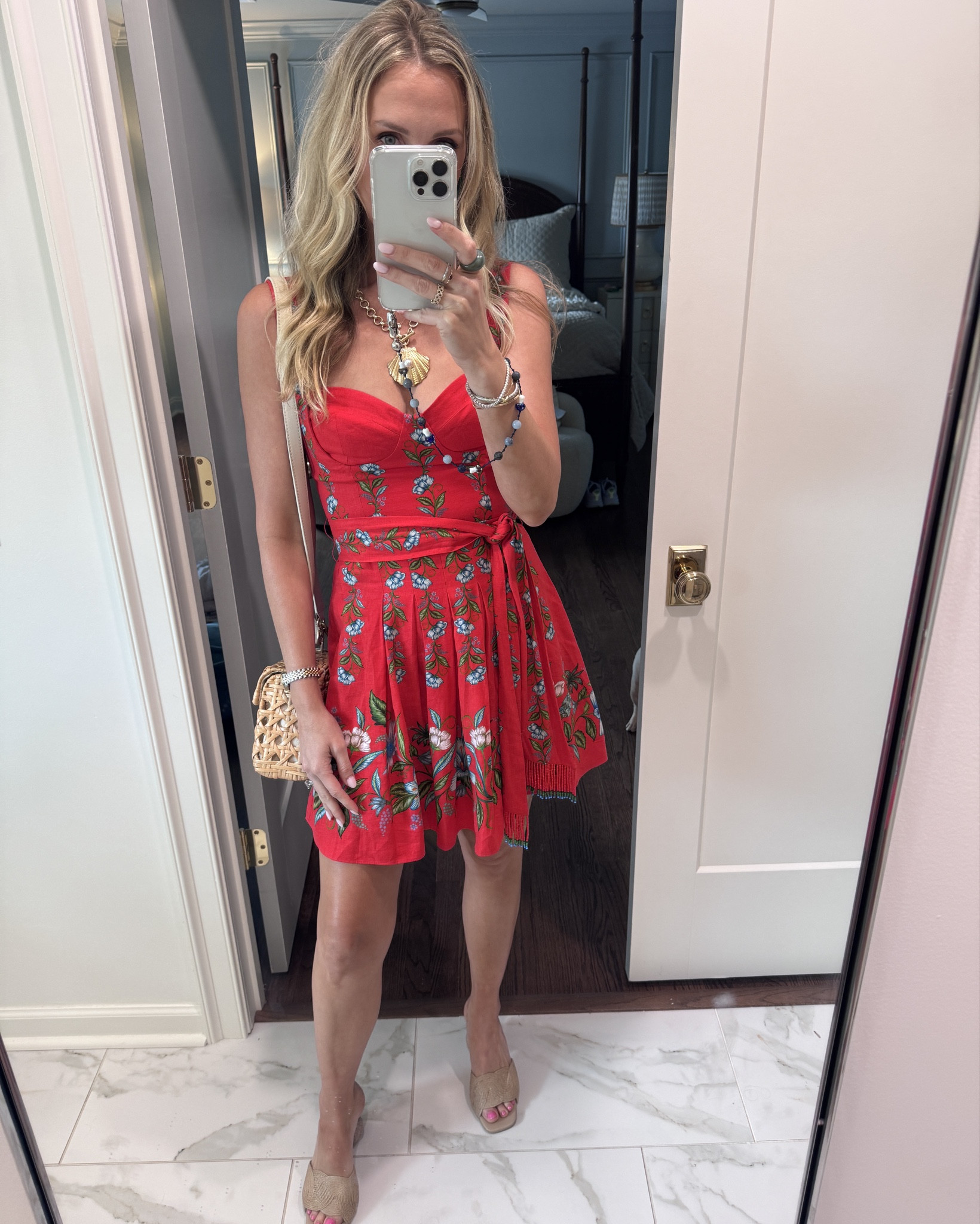 Red Farm Rio is always a yes😍🍒 I am in an XS! I love the beaded tassel and sweetheart cut top. The colors and detail are perfection.

#LTKParties #LTKSummerEdit #LTKStyleTip