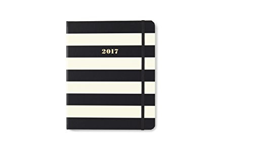 kate spade new york Conceal Sprial 2016-17 Large Agenda, Black Stripe | Amazon (US)