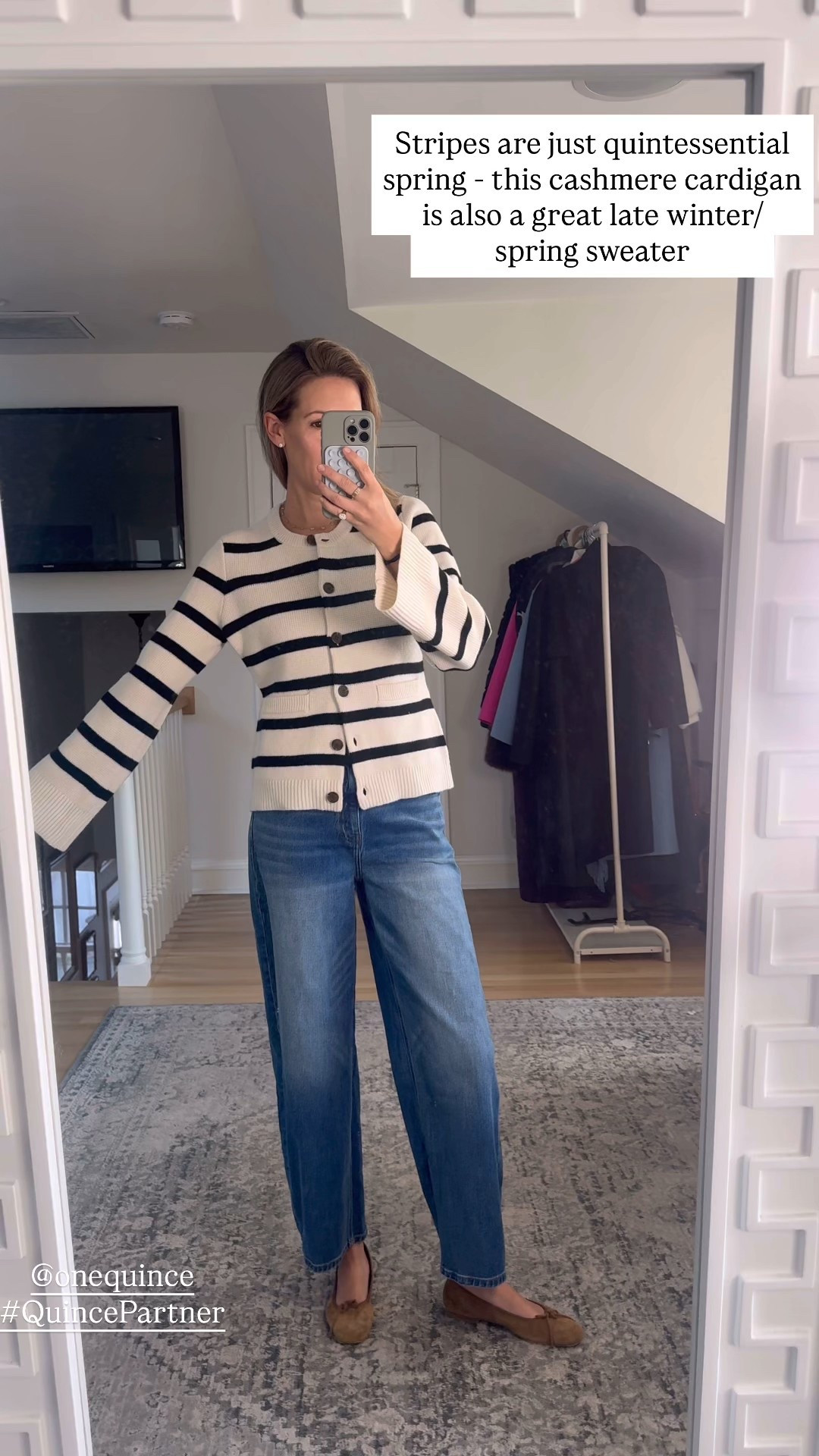 for winter to spring transition, all you need is @onequince #QuincePartner 

#LTKootd #LTKmomlife #LTKdayinmylife