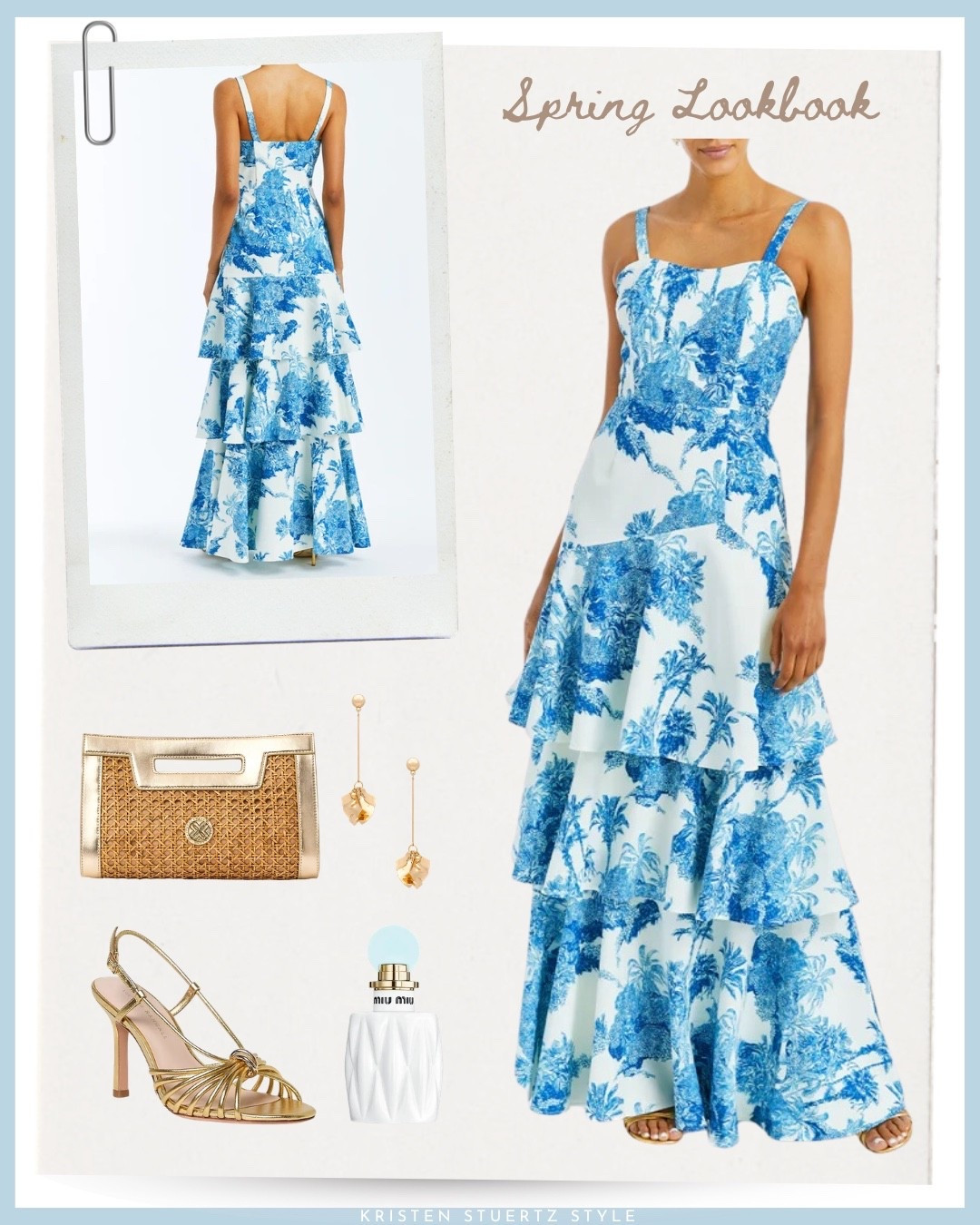 A beautiful blue floral maximal dress for spring and summer! 

@ltk #date night outfits #spring outfits 2026 #spring dresses #easter dress women #vacation outfits beach #ltkshoecrush@ltk 

#LTKootd #LTKOver40