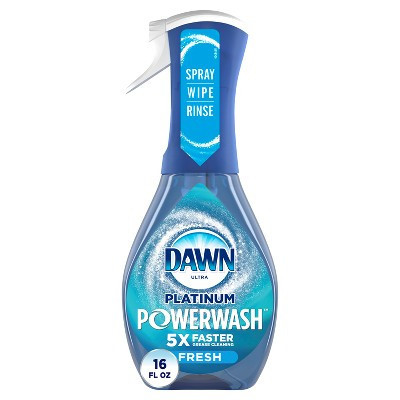 Dawn Platinum Powerwash Dishwashing Liquid Dish Soap Spray - Fresh - 16oz | Target