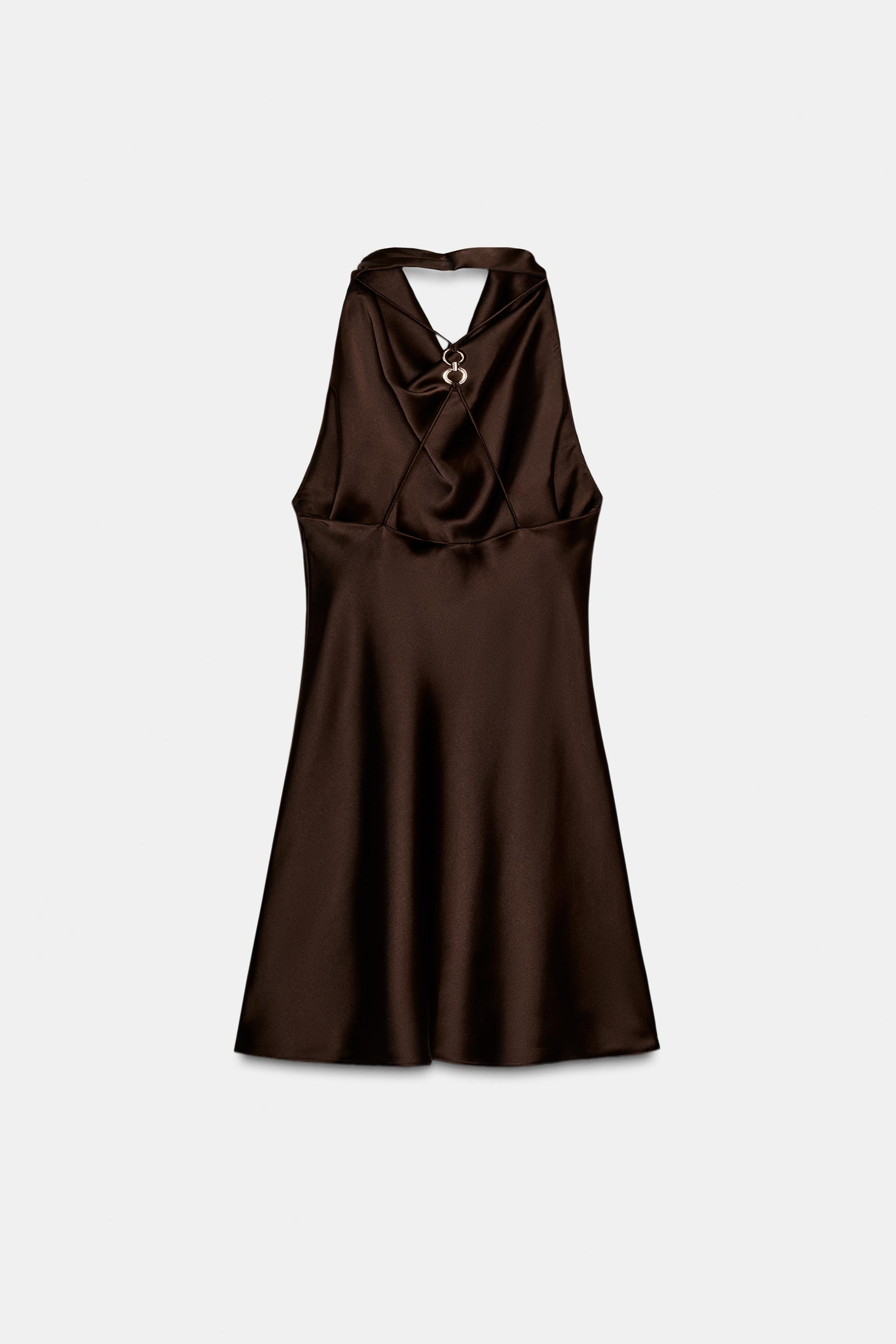 SHORT SATIN DRESS | Zara UK
