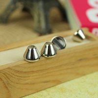 50 Silver Rivet Stud Spikes - Flat Head Sew On Glue 8mm Acrylic Rivets Studs Spike | Etsy (US)