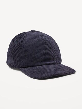 Gender-Neutral Flat-Brim Corduroy Trucker Hat for Kids | Old Navy (US)