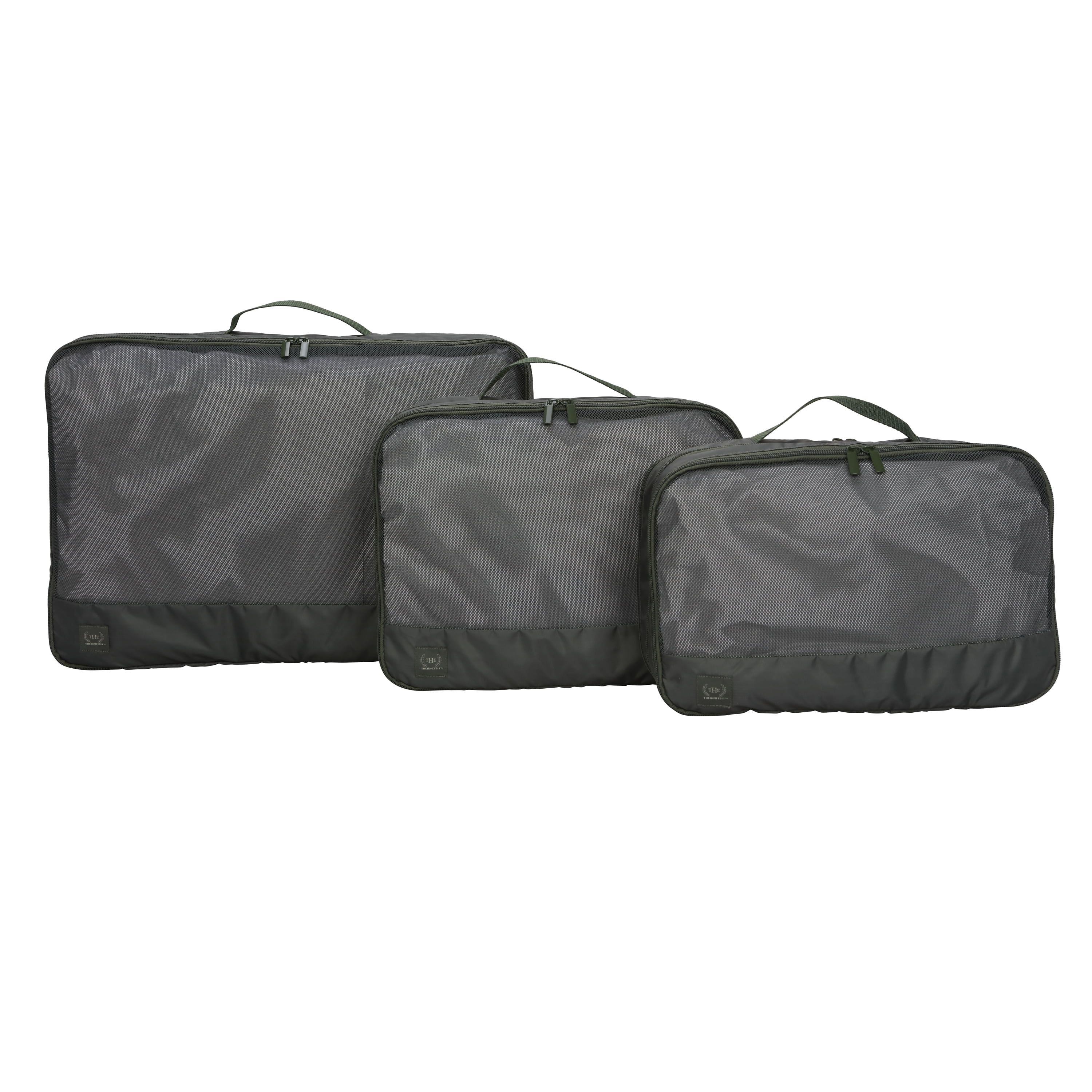The Home Edit Expandable Travel 3 Piece Packing Cubes, Green | Walmart (US)