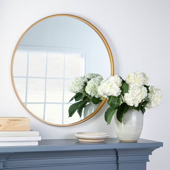 34" Round Decorative Wall Mirror - Threshold™ designed with Studio McGee | Target