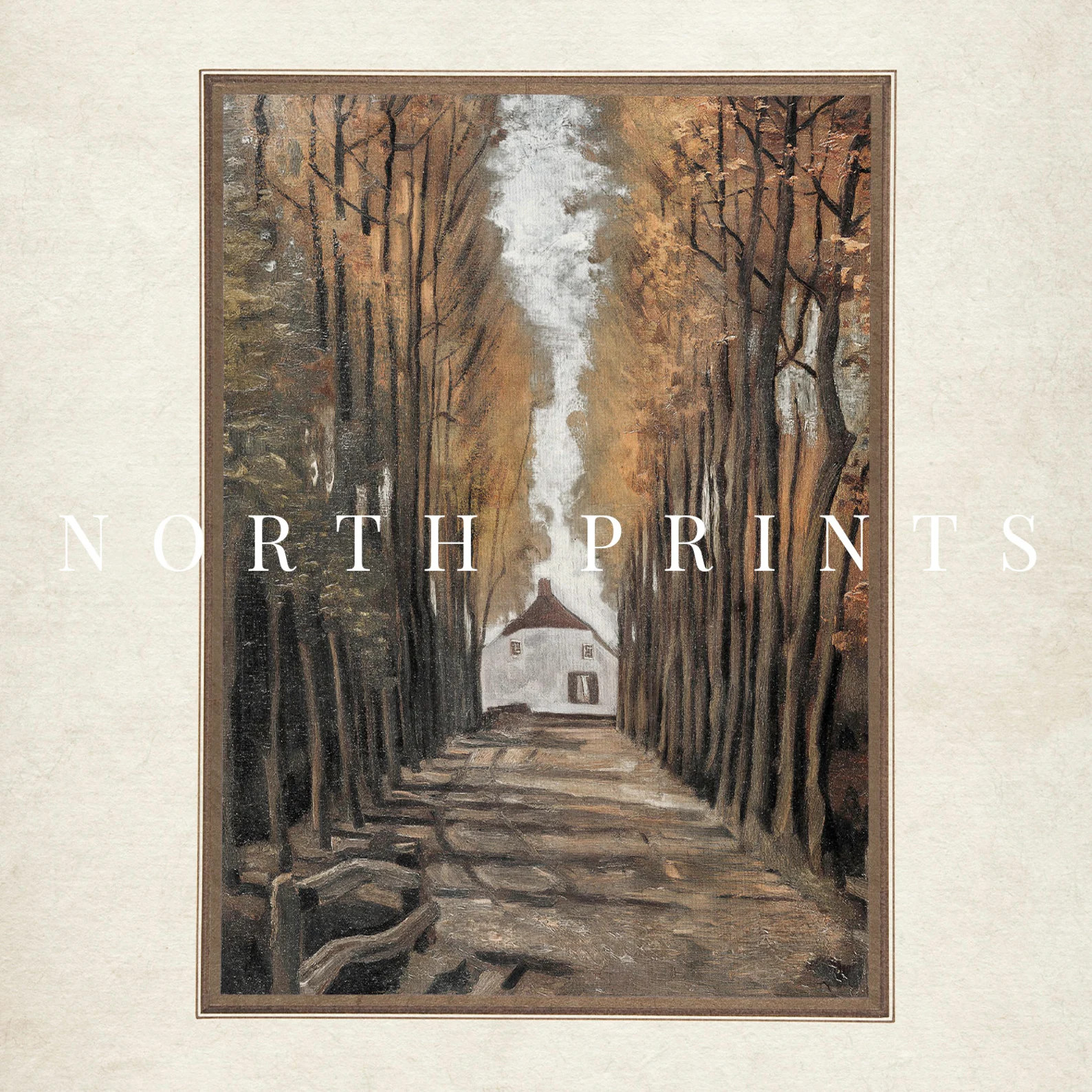 Fall Cottage PRINTABLE Vintage Landscape Painting Autumn - Etsy | Etsy (US)