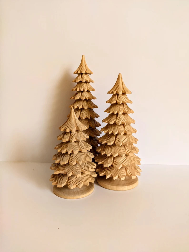 Christmas Tree Handmade / Unfinished Christmas Tree / - Etsy | Etsy (US)