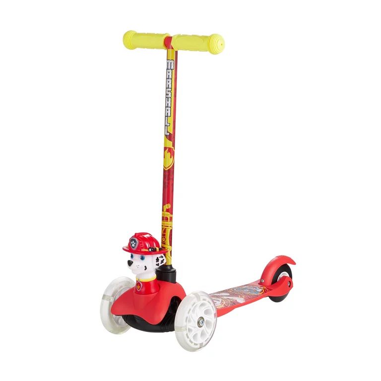 Paw Patrol Marshall 3D Toddler Scooter, 3 Wheel Scooter for Kids Ages 3+ - Walmart.com | Walmart (US)