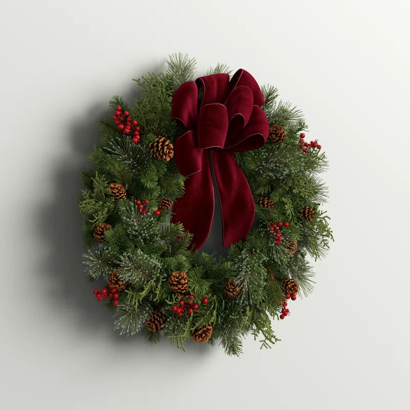 Three Posts™ 30" Lighted Classic Christmas Wreath & Reviews | Wayfair | Wayfair North America