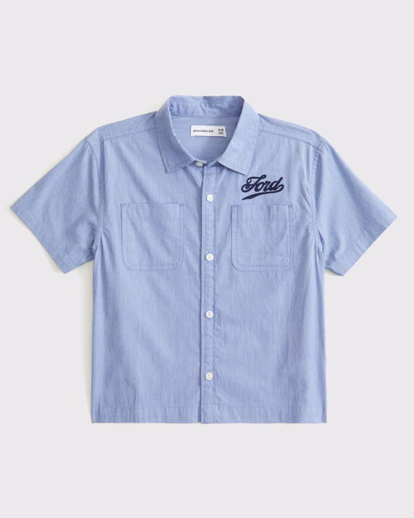 boys ford short-sleeve boxy shirt | boys tops | Abercrombie.com | Abercrombie & Fitch (US)