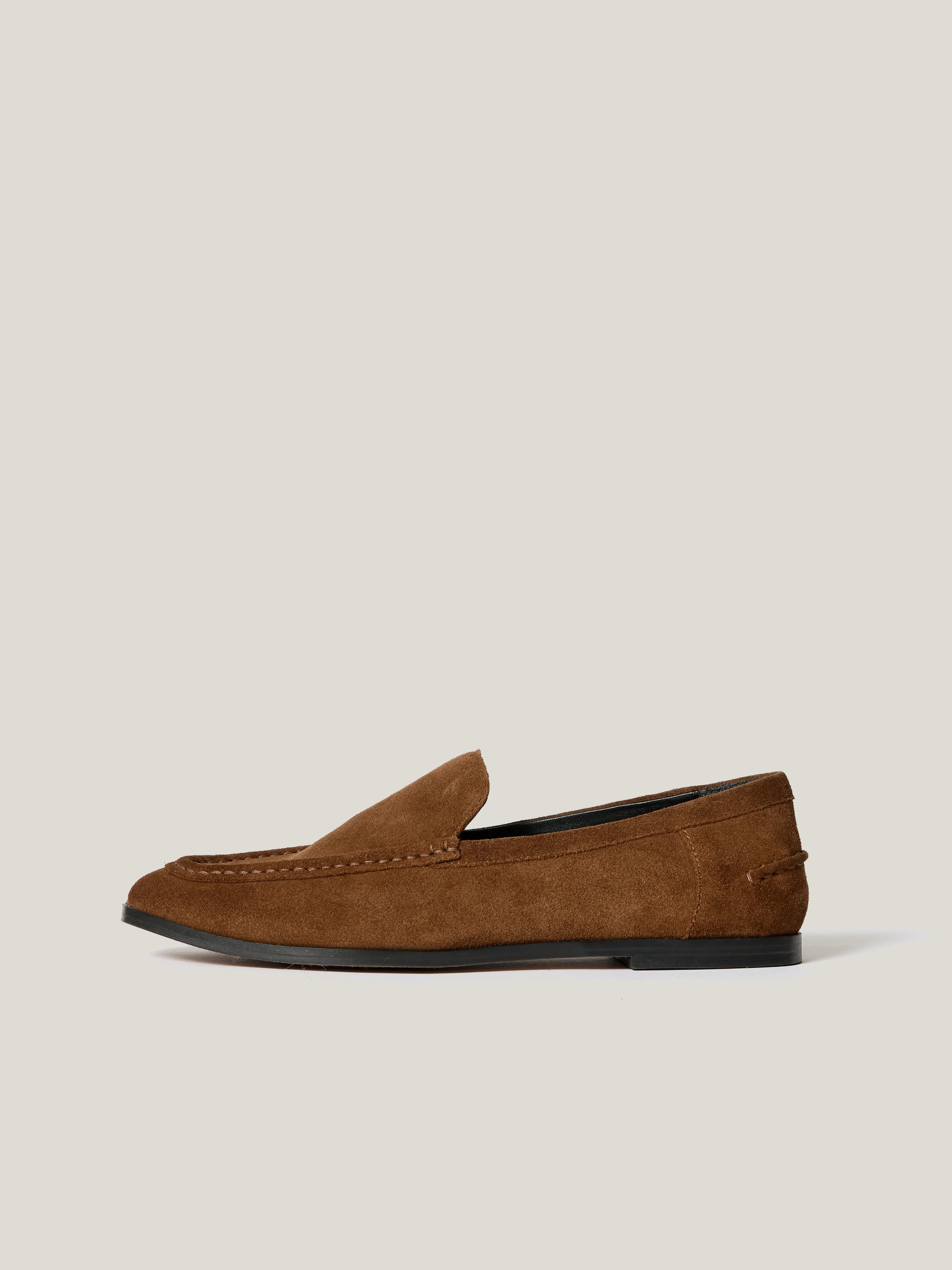 Soft Suede Moccasin Loafer | Tan | Jigsaw (UK)