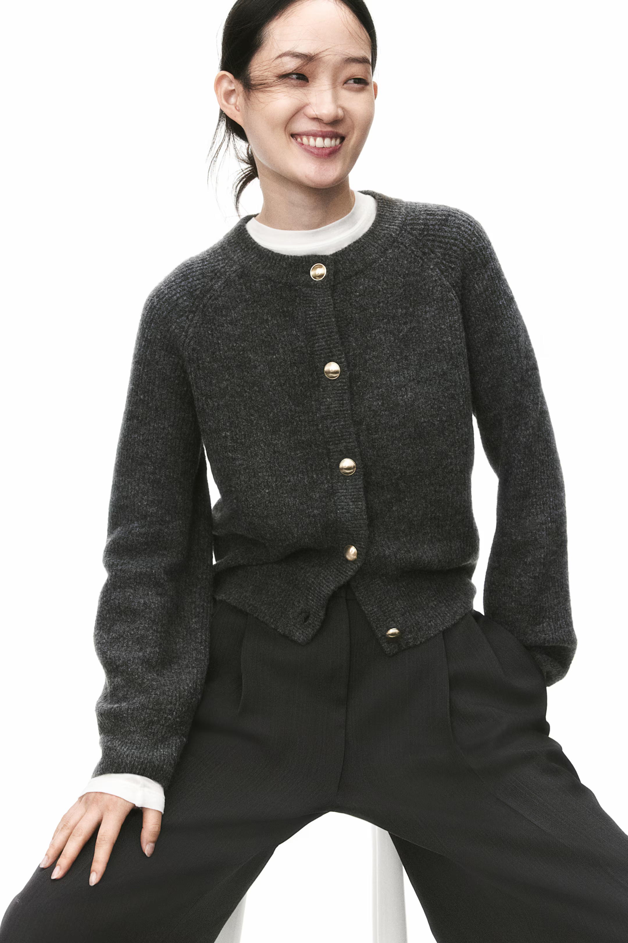 Rib-Knit Cardigan | H&M (US + CA)