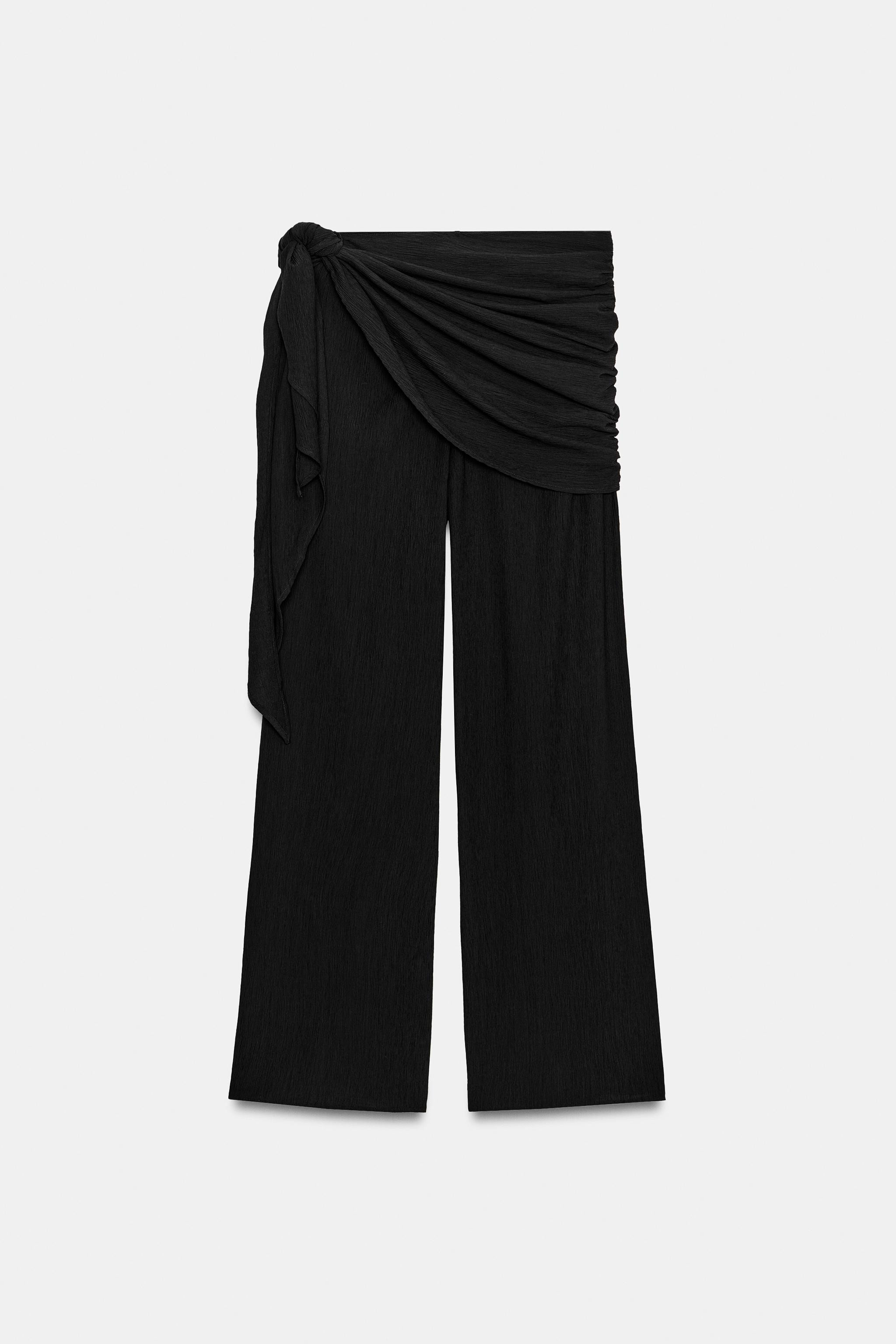 SCARF WIDE LEG PANTS | Zara US