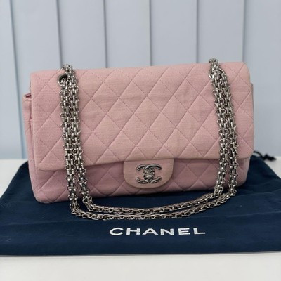 CHANEL Matelasse Chain Shoulder Bag Cotton Pink 240831N  | eBay | eBay US