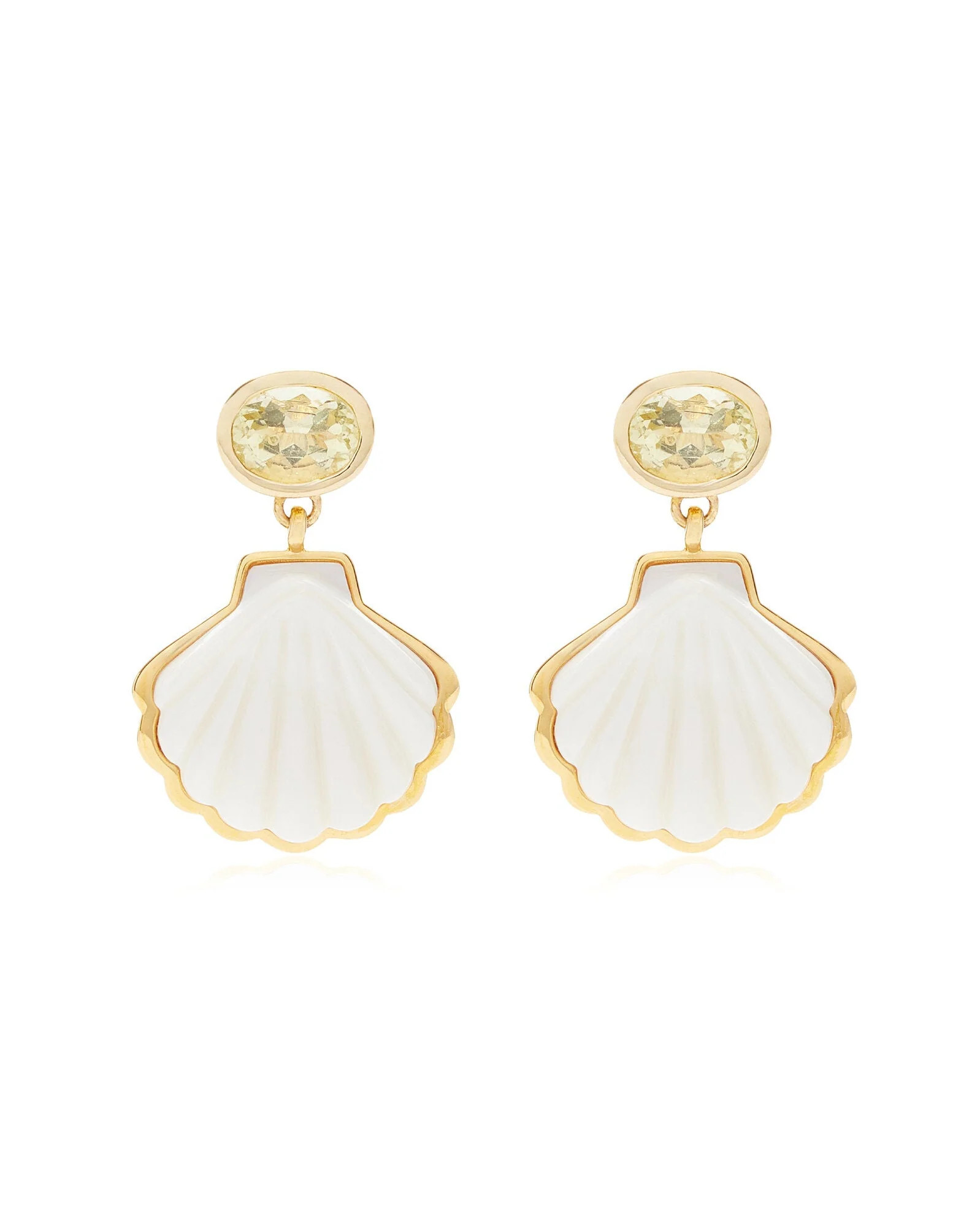 Luna Shell Earrings | Monarch Market