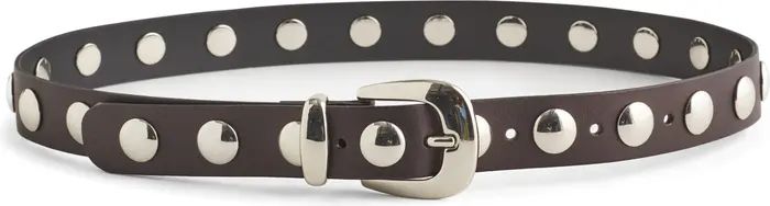 Studded Western Leather Belt | Nordstrom