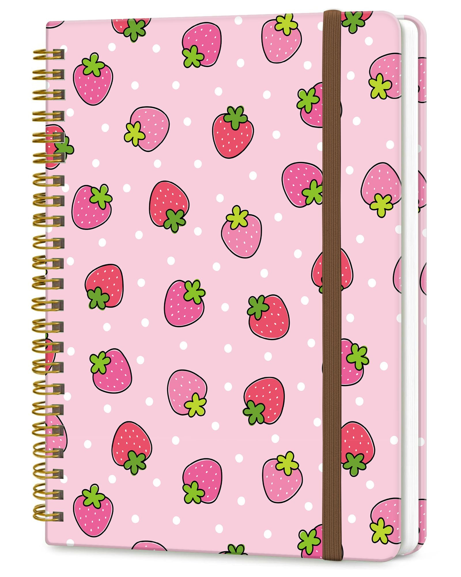 Spiral Journal Notebook, A5 Cute Notebooks for Women Men, College Ruled Hardcover Notebook for Wo... | Amazon (US)