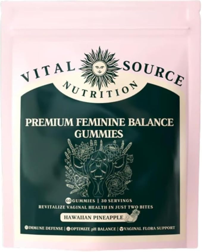 Vital Source Nutrition - Premium Feminine Balance Gummies - for Women’s Health & Wellness - Imm... | Amazon (US)