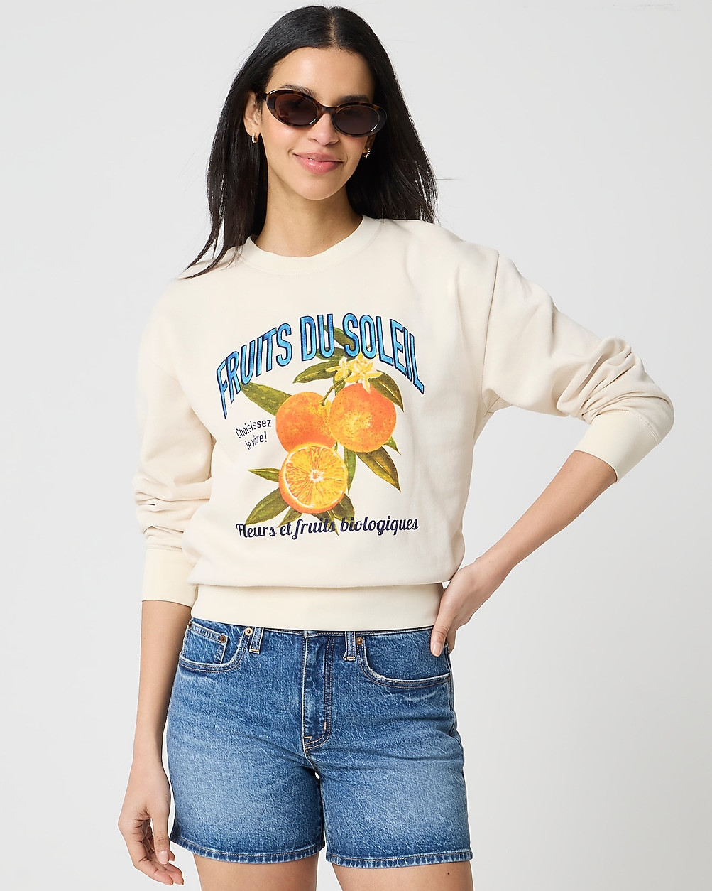 Fruits graphic sweatshirt | J.Crew Factory