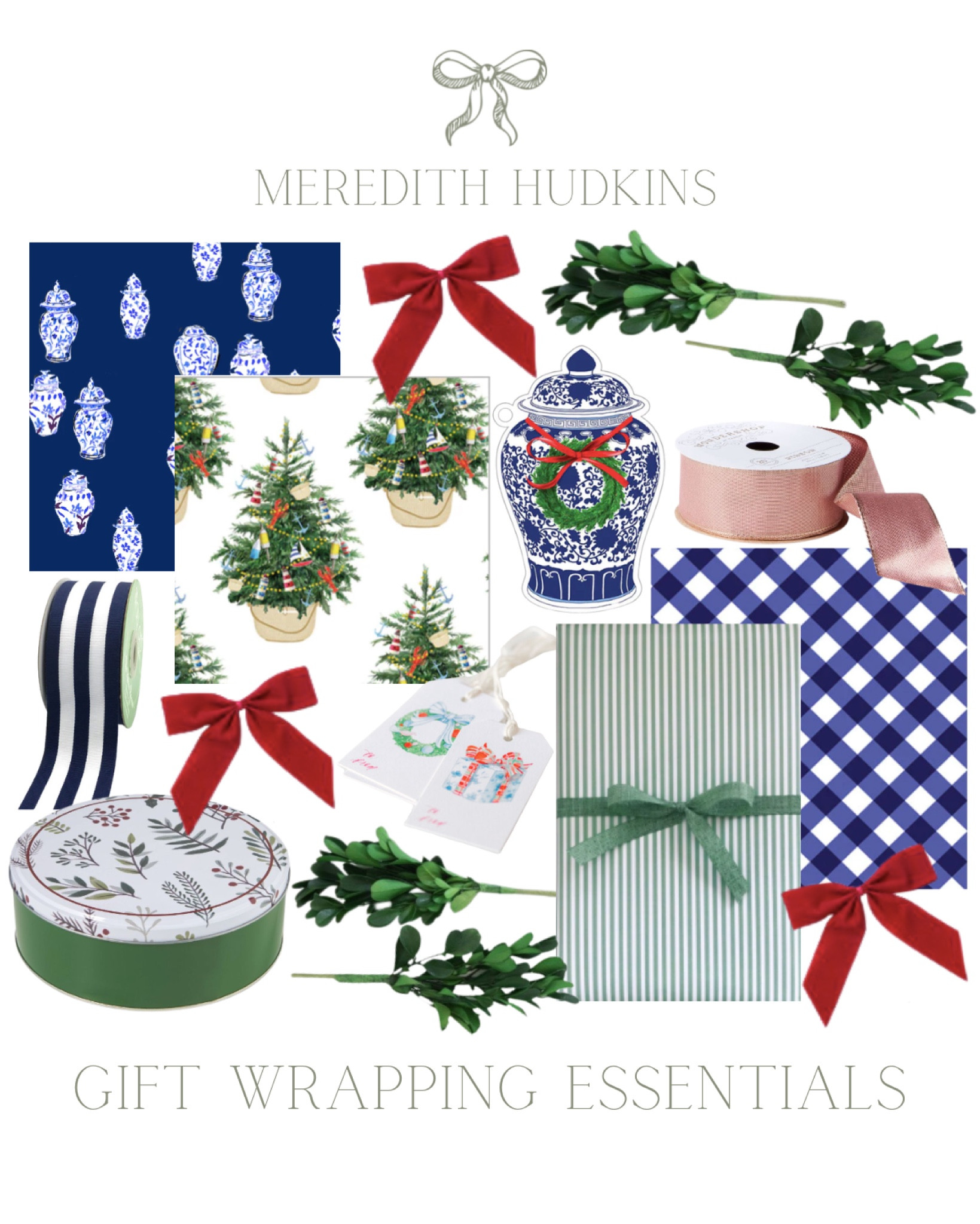 Christmas gift wrapping, holiday essentials, Christmas essentials, red bow, target, Etsy, small business fines, wrapping paper, cookie tins, gift wrapping essentials, ribbon, ginger jar, blue and white, holiday must-have, gift tags, preppy, closet, timeless

#LTKunder50 #LTKstyletip #LTKSeasonal