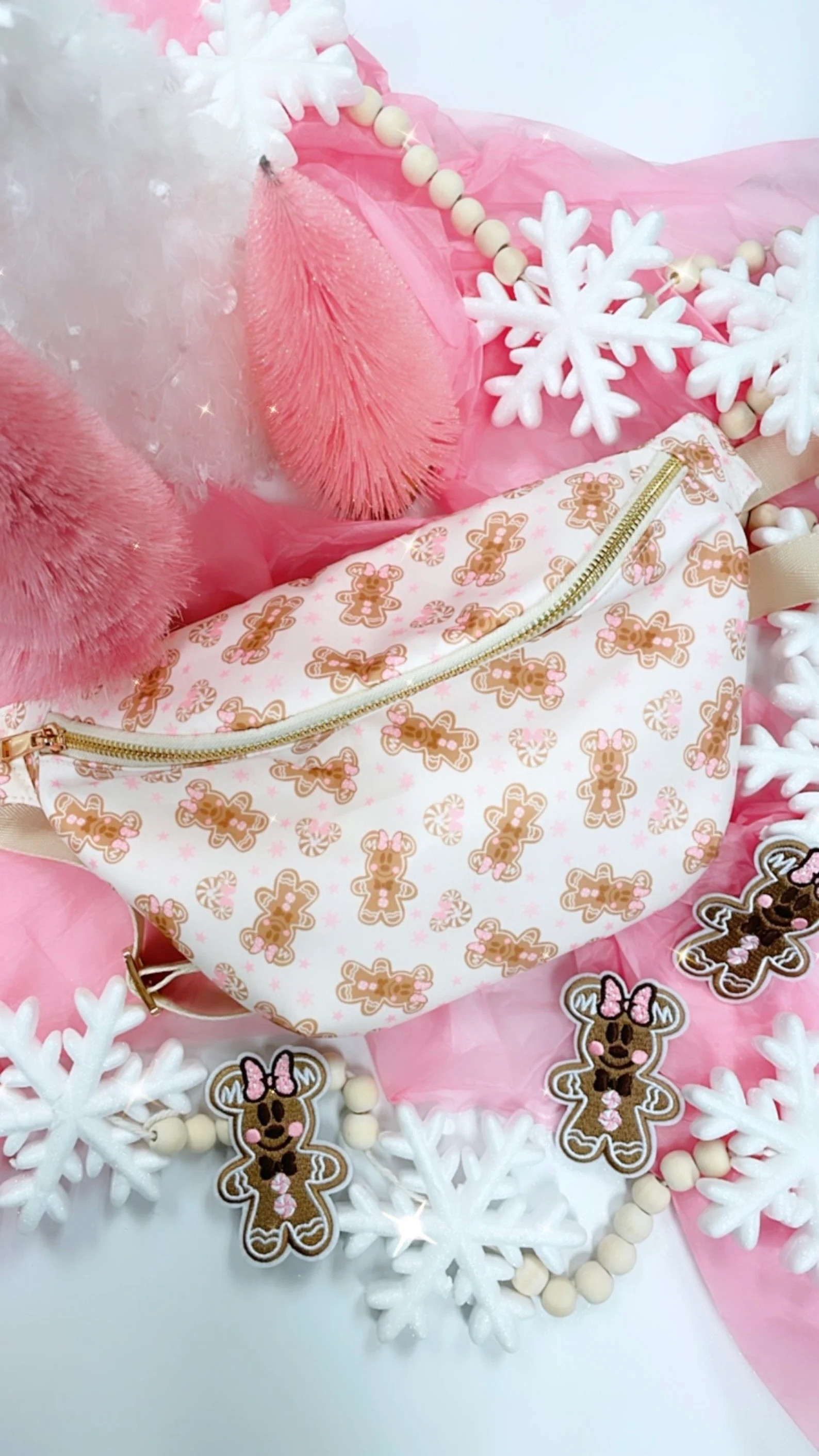 Large Christmas Gingy Fanny Pack | Gingerbread Mouse Fanny Pack | Christmas Bag for the Parks | R... | Etsy (US)