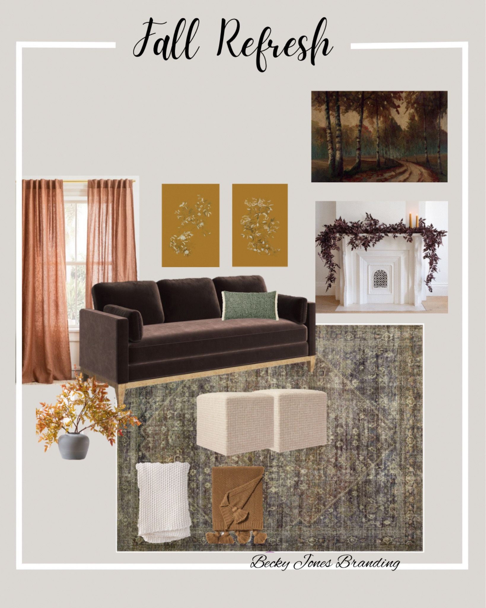 Fall home refresh! Plaid, velvet and lots of texture! Art and curtains are the easiest way to change up your home seasonally. 

#LTKSeasonal #LTKhome