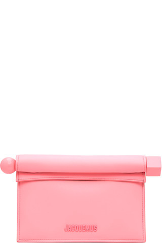 JACQUEMUS - Pink La Croisière 'The small rond Carré' Pouch | SSENSE