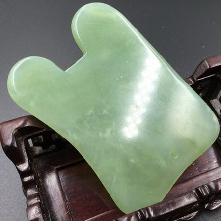 Natural Jade Stone Gua Sha Body Facial Guasha Scrape Board Therapy Massage Tool | Walmart (US)